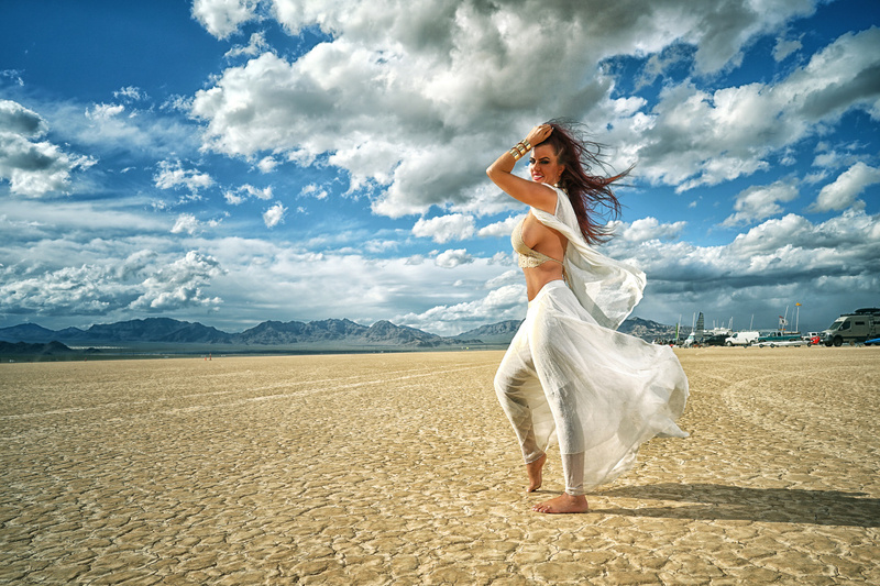 Male and Female model photo shoot of Photocraft Las Vegas and Tasha Ann Marie in Ivanpah Dry Lakebed