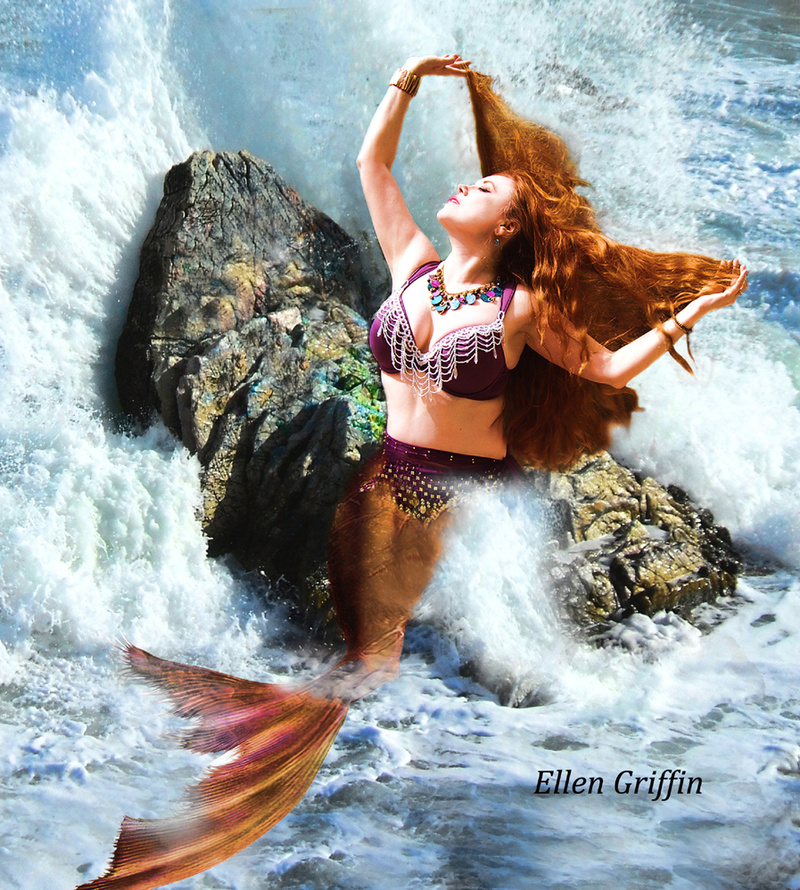 Female model photo shoot of Ellen Griffin Fantasy Art in Smith Mountain lake va