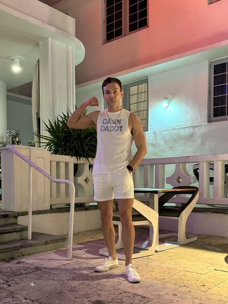 Male model photo shoot of jockstud96 in Miami Beach, Florida