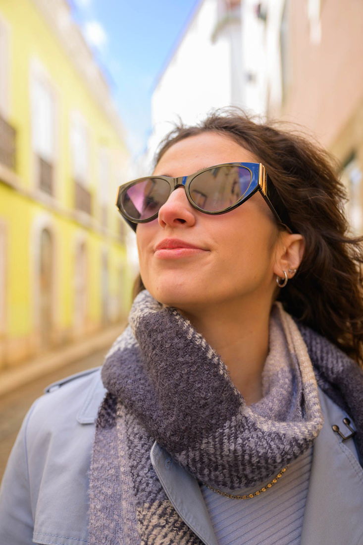 Female model photo shoot of Beatriz Cassiano in Alfama, Lisbon